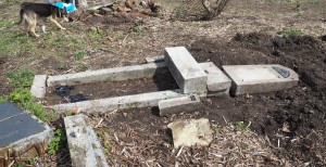 023 Zahájení čištění a dokumentace náhrobků na hřbitově ve Svatoboru    